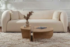Emob Couchtische Orion - 60x90x30cm - 2er Set - Eiche Dekor