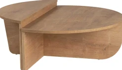 Emob Couchtische Orion - 60x90x30cm - 2er Set - Eiche Dekor