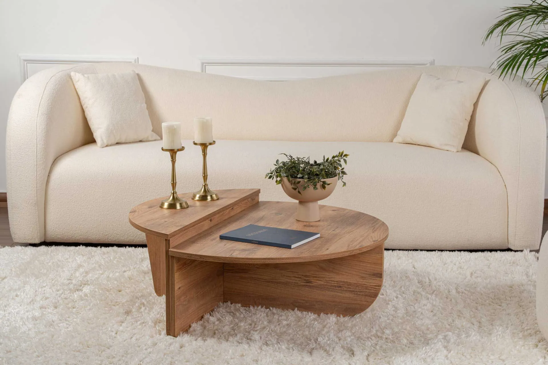 Emob Couchtische Orion - 60x90x30cm - 2er Set - Atlantikkiefer