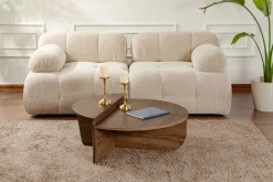 Emob Couchtische Orion - 60x90x30cm - 2er Set - Dekor Nussbaum