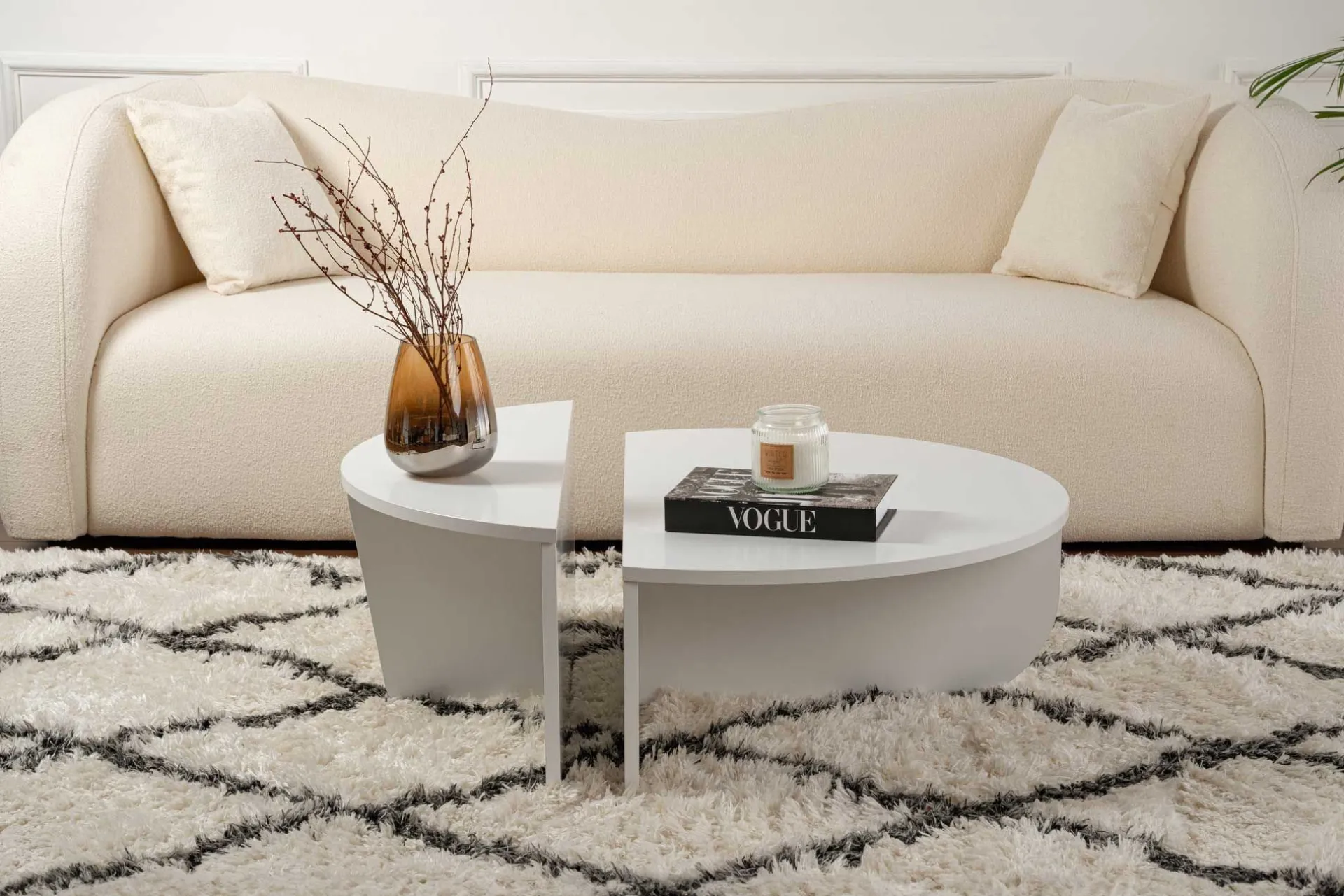 Emob Couchtische Orion - 60x90x30cm - Satz von 2 -