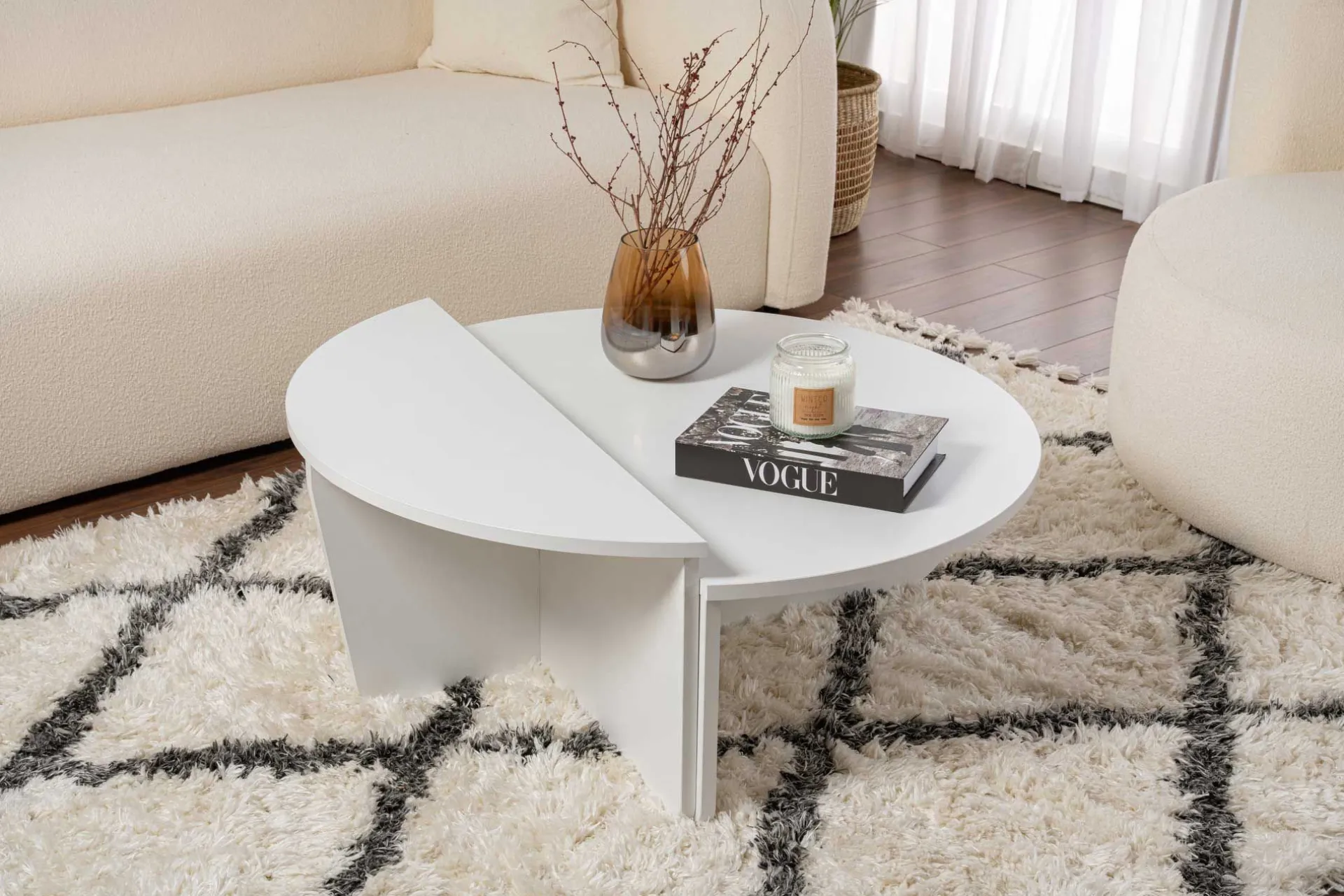 Emob Couchtische Orion - 60x90x30cm - Satz von 2 -