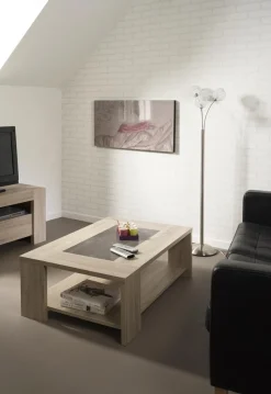 Parisot Couchtisch Fumay 105x73x37cm - Eiche Dekor/Beton