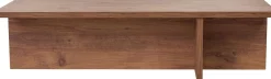 Emob Couchtisch Harbor - 100% MELAMINE - Atlantik-Kiefer - 30 x 45 x 120 cm