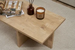 Emob Couchtisch Harbor - 100% MELAMINE - Saphireiche - 30 x 45 x 120 cm