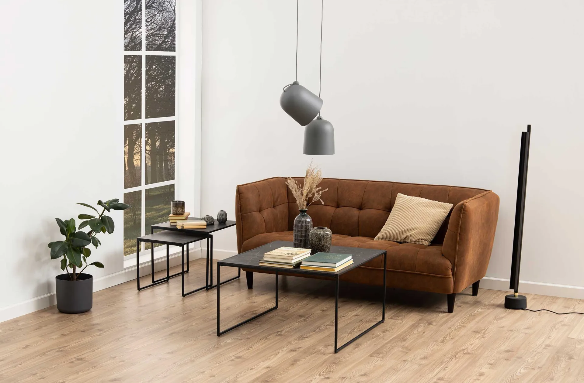 Emob Couchtisch Inacio 80x80 -