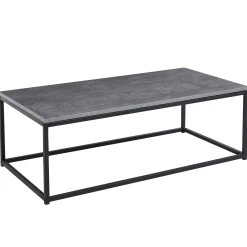 Rousseau Couchtisch in Betonoptik - Dallas | H-H 40 x B-L 120 x T-P 60 cm