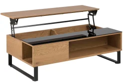 Emob Couchtisch Izzy 110cm - Eiche/schwarz