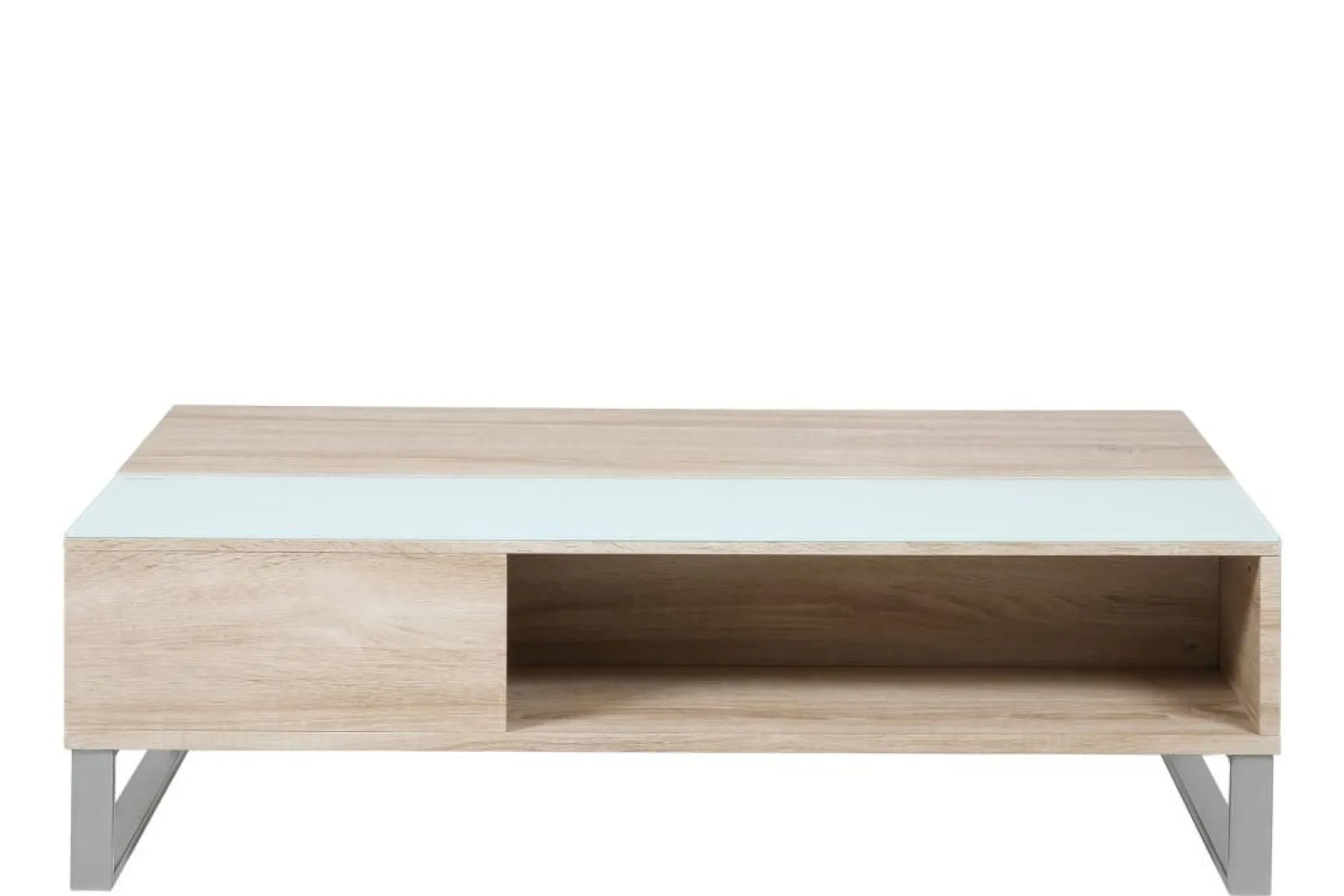 Emob Couchtisch Izzy 110cm - Eiche/Weiß