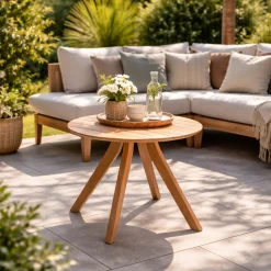 Gescova Couchtisch Janeiro 60cm - Teakholz