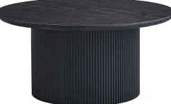 Rousseau Couchtisch Lagos | Ø80 x 38 cm | Dunkel