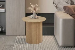 Rousseau Couchtisch Lagos - Ø50x46cm - Eiche Dekor