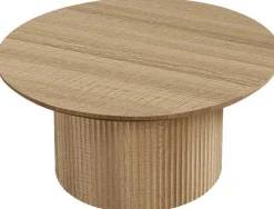 Rousseau Couchtisch Lagos - Ø80x38cm - Eiche Dekor