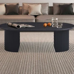 Rousseau Couchtisch Lagos | 120 x 70 x 38 cm | Dunkel