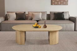 Rousseau Couchtisch Lagos - 120x70x38cm - Eiche Dekor