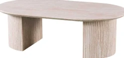 Rousseau Couchtisch Lagos - 120x70x38cm - Travertin