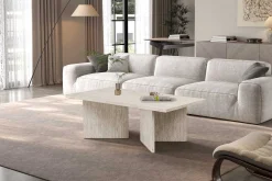 Rousseau Couchtisch Litar - 125x65x42cm - Travertin