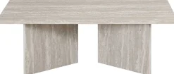 Rousseau Couchtisch Litar - 125x65x42cm - Travertin