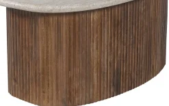 Rousseau Couchtisch Louis | 90 x 55 x 40 cm | Travertin