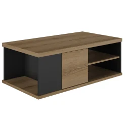 Gautier - Gami Couchtisch Magda | 110 x 60 x 40 cm | Brown Matte Black