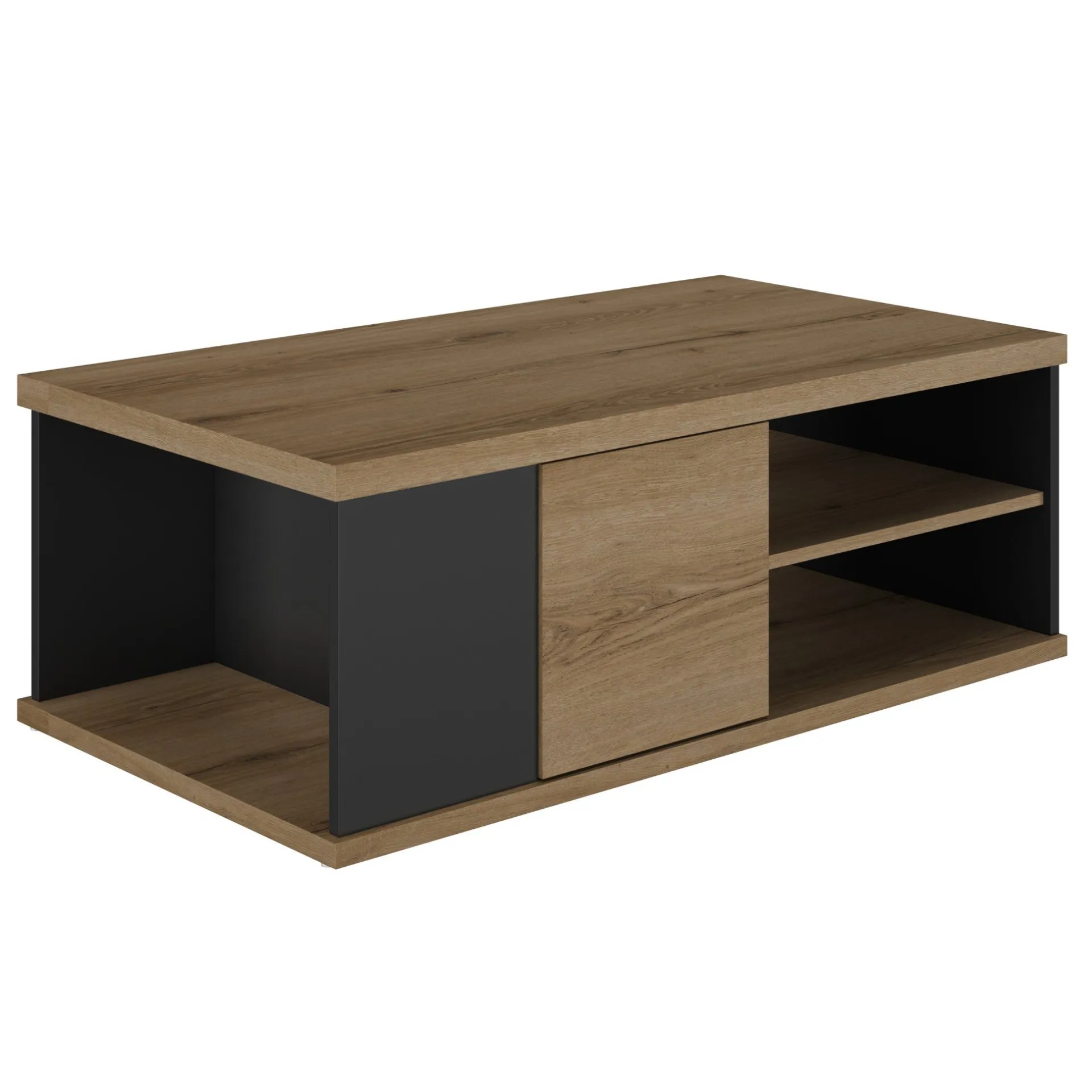 Gautier - Gami Couchtisch Magda | 110 x 60 x 40 cm | Brown Matte Black