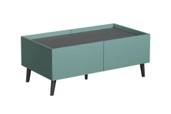 Trendteam Couchtisch Melton | 110 x 60 x 44 cm | Anthrazitblau