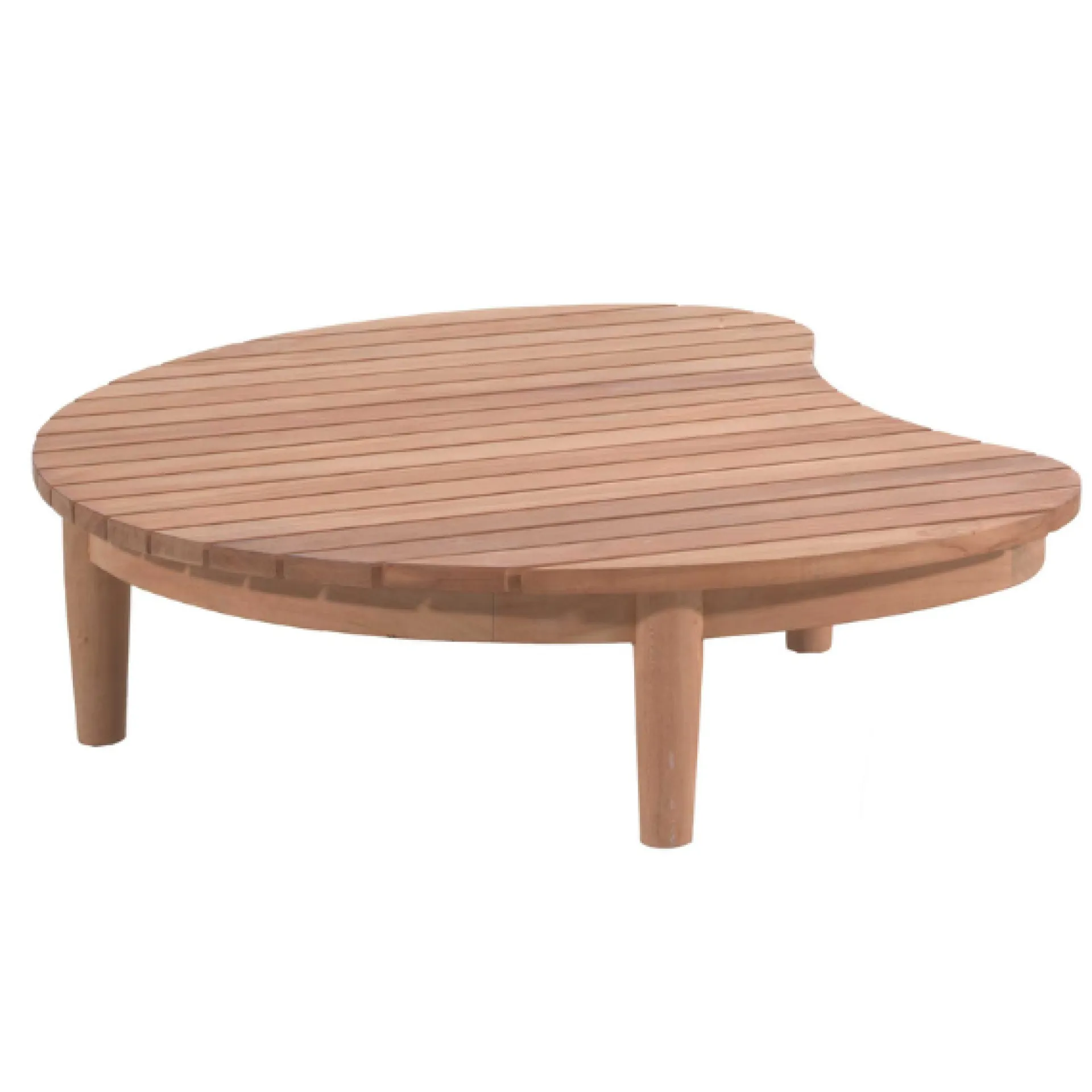 Gescova Couchtisch Mezzeluna - Teakholz 90x70 cm
