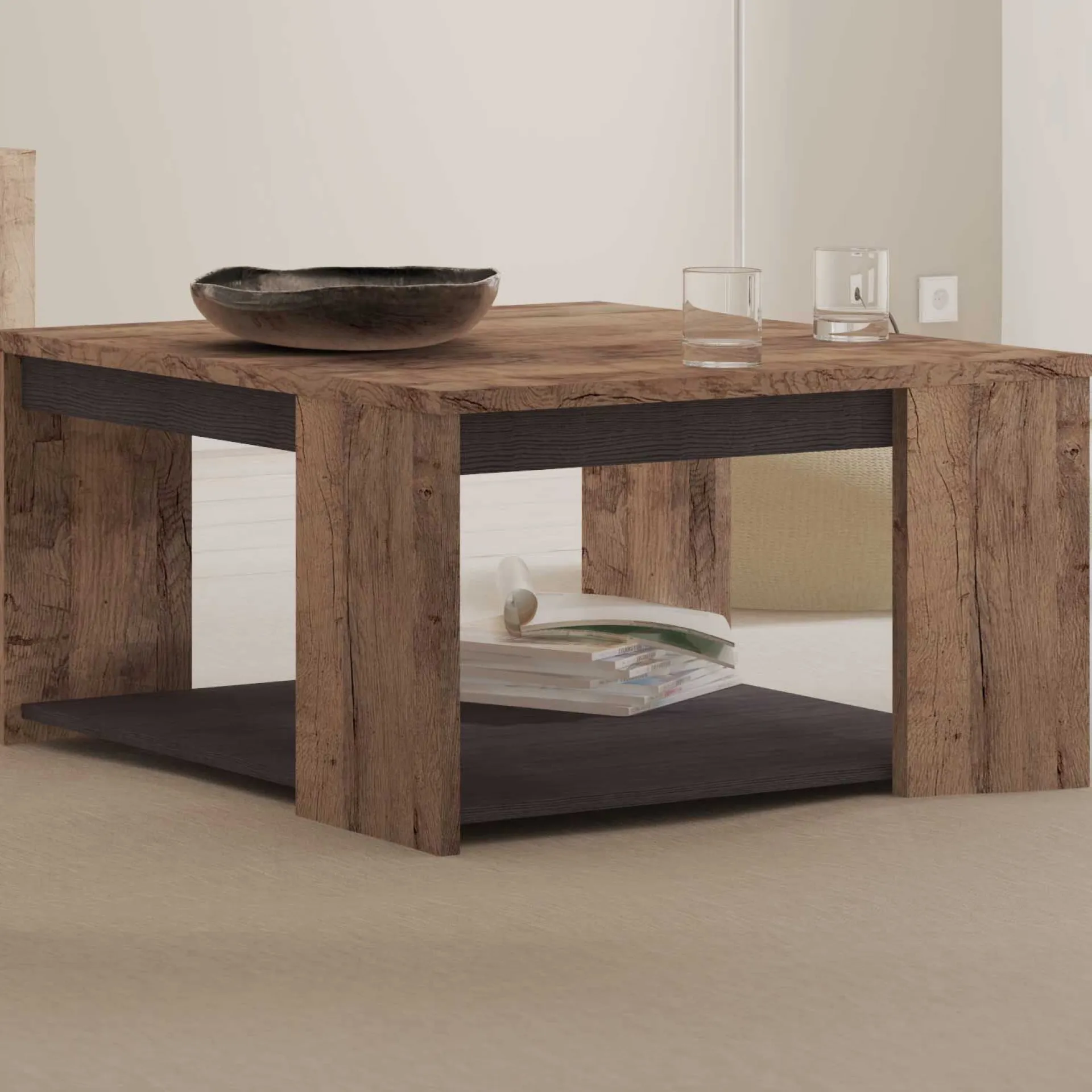 CBA Couchtisch Monaco | 80 x 80 x 44,2 cm |