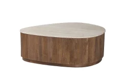 Rousseau Couchtisch Nolan | 100 x 80 x 35 cm | Design Travertin