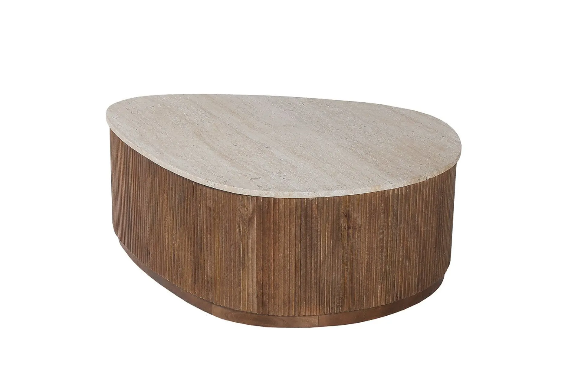 Rousseau Couchtisch Nolan | 100 x 80 x 35 cm | Design Travertin