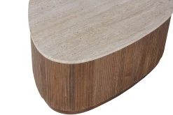 Rousseau Couchtisch Nolan | 100 x 80 x 35 cm | Design Travertin