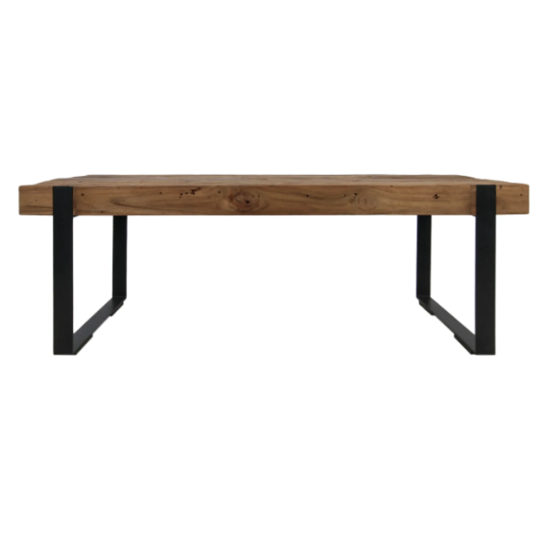 HSM Couchtisch Norton 130x60cm - recyceltes Teakholz/Eisen