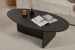 Emob Couchtisch Orba - 100% MELAMINE - Holz - 40 x 65 x 120 cm