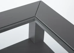 Interlink Couchtisch Provence | Melaminharzbeschichtung | 75 x 75 x 45 cm | Mit Ablageschublade | Farbe: