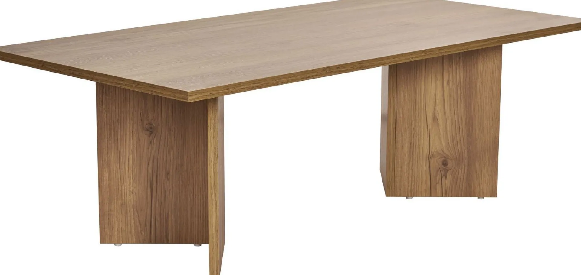 Emob Couchtisch Sabin - 100% MELAMINE - Eiche - 40 x 60 x 119 cm