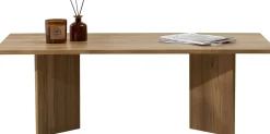 Emob Couchtisch Sabin - 100% MELAMINE - Eiche - 40 x 60 x 119 cm