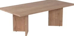 Emob Couchtisch Sabin - 100% MELAMINE - Saphireiche - 40 x 60 x 119 cm