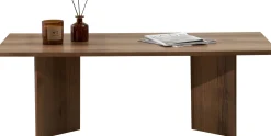 Emob Couchtisch Sabin - 100% MELAMINE - Walnuss - 40 x 60 x 119 cm