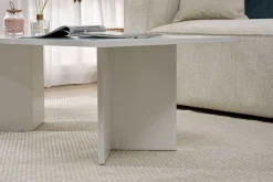 Emob Couchtisch Sabin - 100% MELAMINE - - 40 x 60 x 119 cm