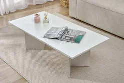 Emob Couchtisch Sabin - 100% MELAMINE - - 40 x 60 x 119 cm