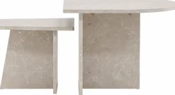 Venture Design Couchtisch Sala MDF Marmorlook 60x60 cm, 40x40 cm