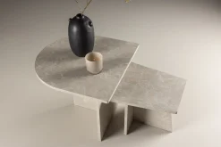 Venture Design Couchtisch Sala MDF Marmorlook 60x60 cm, 40x40 cm