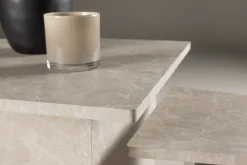 Venture Design Couchtisch Sala MDF Marmorlook 60x60 cm, 40x40 cm