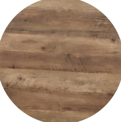Rousseau Couchtisch-Set Aziz - Ø50x50cm und Ø80x45cm - Mangoholz/schwarz