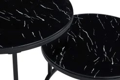 Rousseau Couchtisch-Set Boston Dekor Marmor