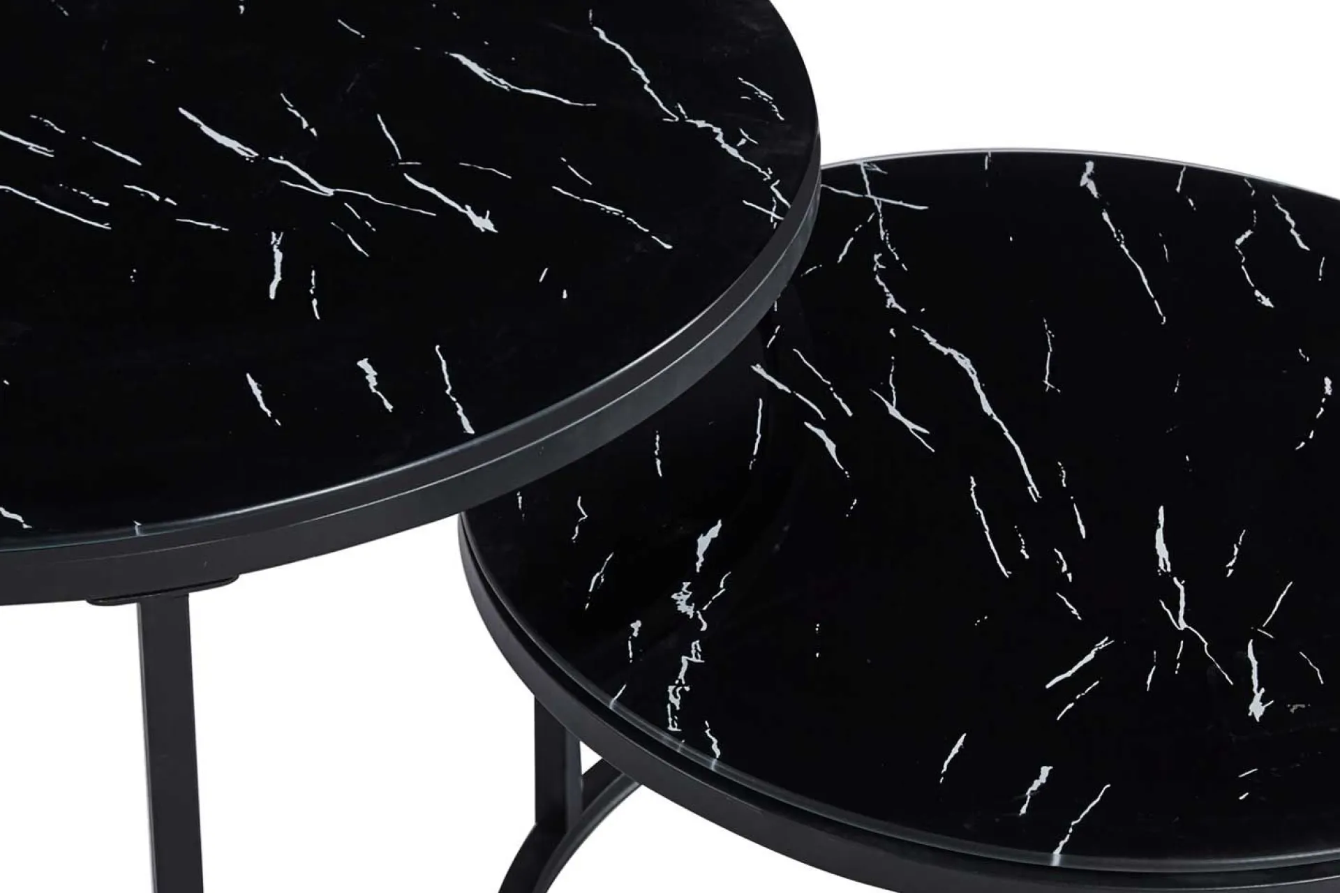 Rousseau Couchtisch-Set Boston Dekor Marmor