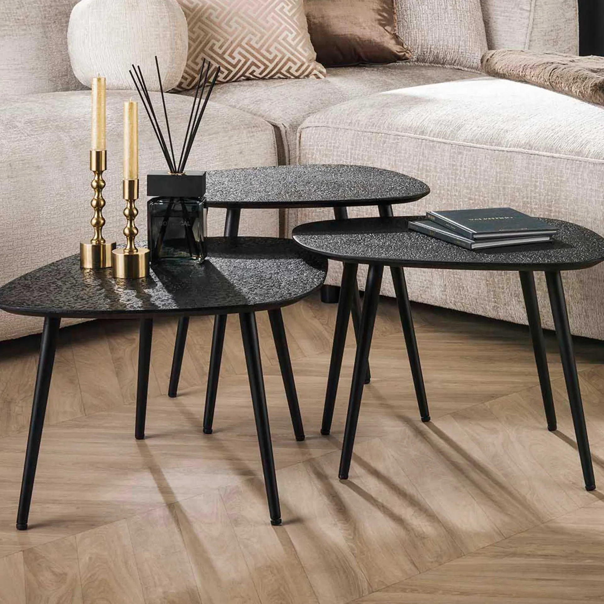 Emob Couchtisch-Set Dragusin | 62 x 51 x 36 cm |