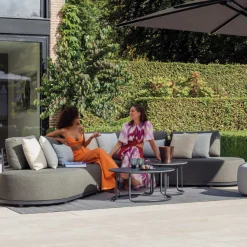Gescova Couchtisch-Set Lagos - Aluminium & Keramik -