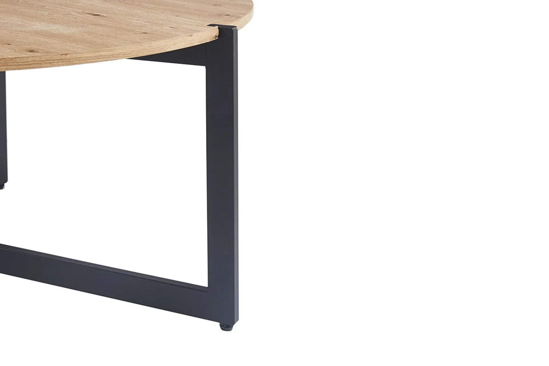 Rousseau Couchtisch-Set Pola | Ø80 x 40 cm; Ø45 x 50 cm | Design Old Oak