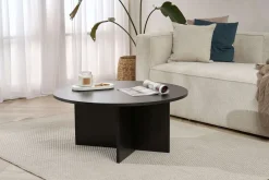 Emob Couchtisch Soleil - 100% MELAMINE - Holz - 40 x 90 x 90 cm